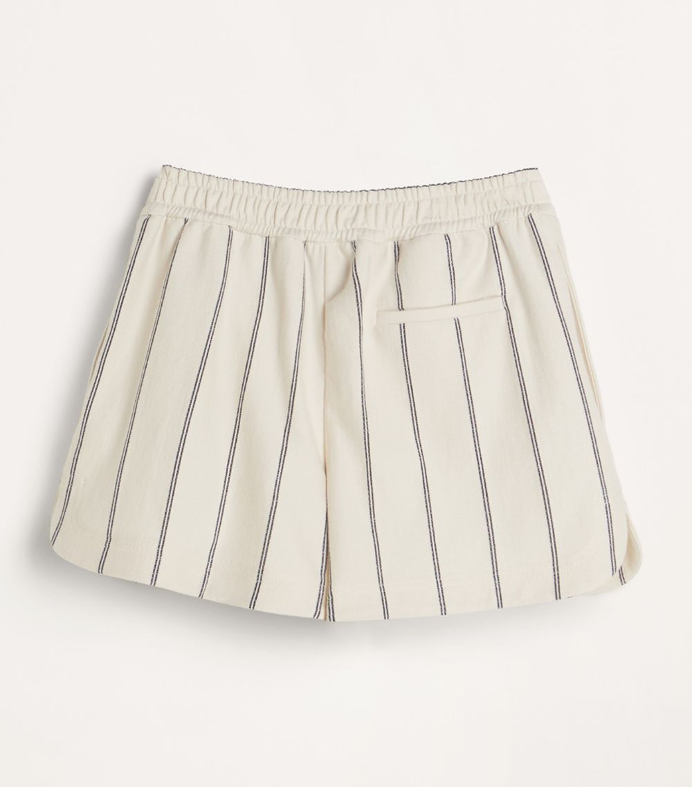 Brunello Cucinelli Kids Brunello Cucinelli Kids Terry Cotton Striped Shorts (4-12 Years)