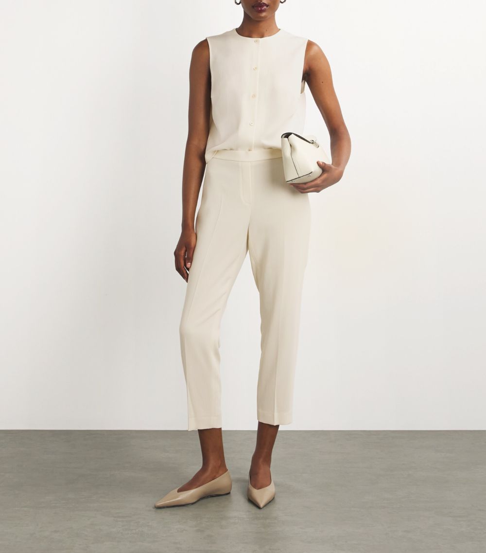 Theory Theory Admiral Crepe Shell Top