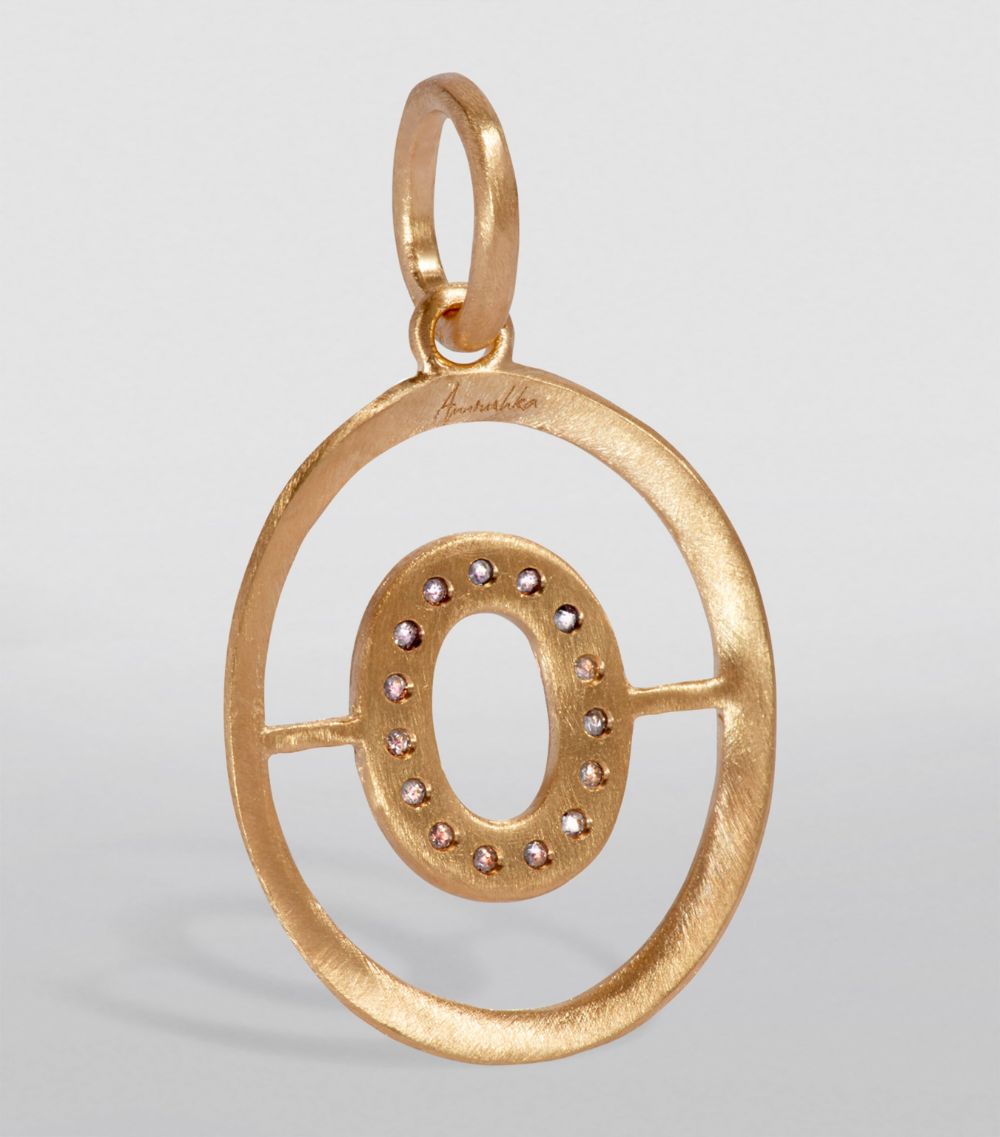 Annoushka Annoushka Yellow Gold And Diamond O Pendant