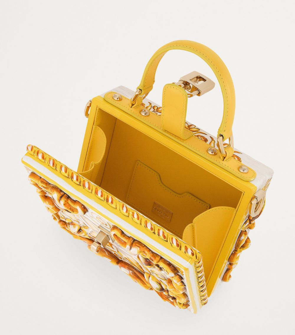 Dolce & Gabbana Dolce & Gabbana Maiolica Box Top-Handle Bag