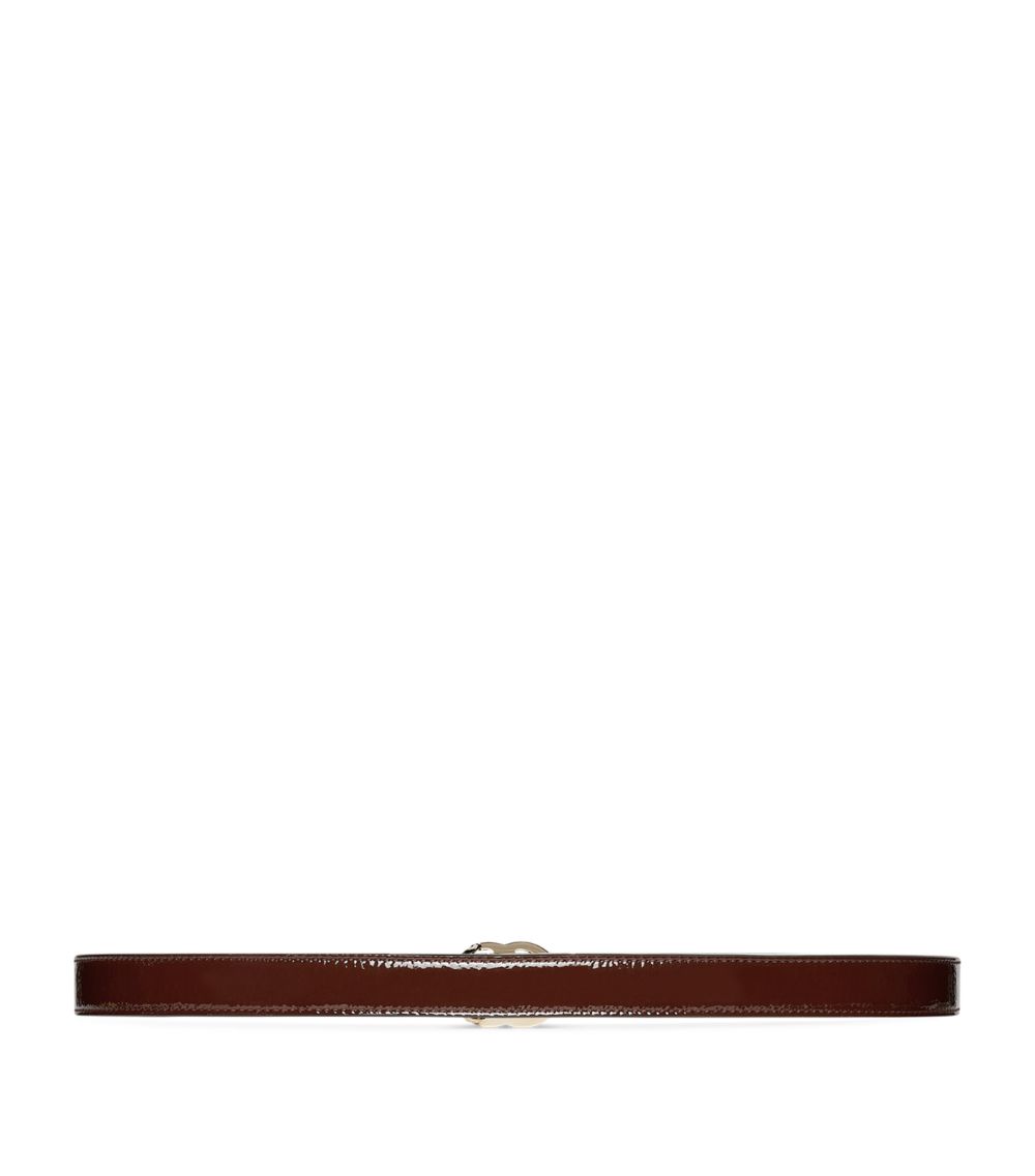 Gucci Gucci Leather Gg Marmont Thin Belt