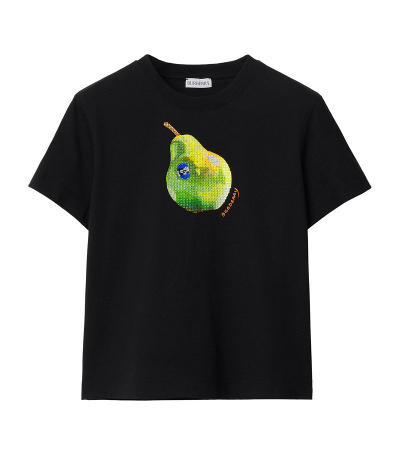 Burberry Burberry Embellished Pear T-Shirt