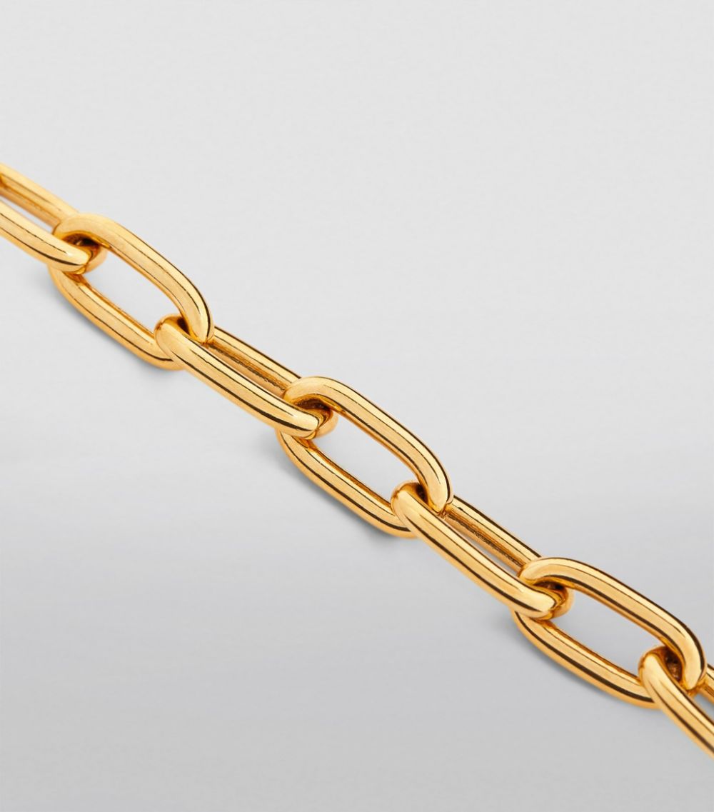 Tilly Sveaas Tilly Sveaas Medium Gold-Plated Oval-Linked Bracelet