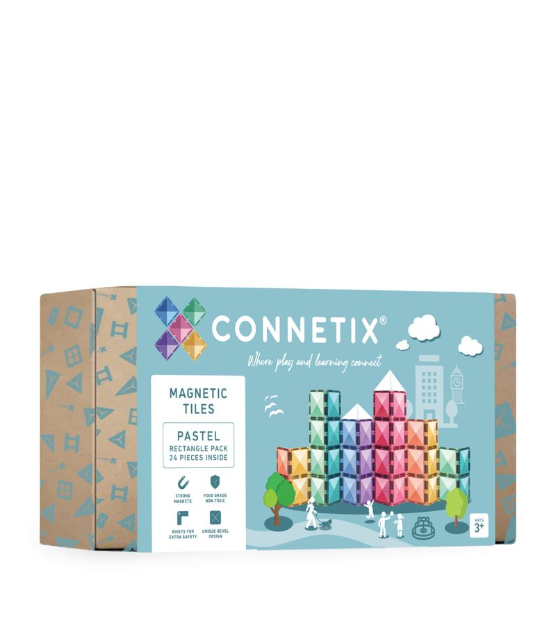 Connetix Tiles Connetix Tiles Pastel Rectangle Pack Play Set