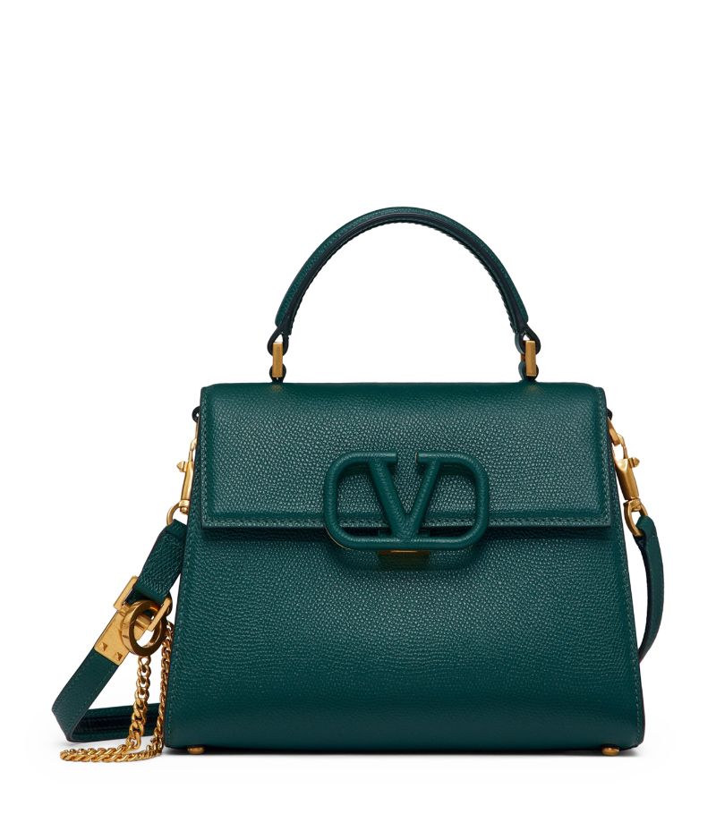 VALENTINO GARAVANI Valentino Garavani Small Calf Leather Vsling Top-Handle Bag