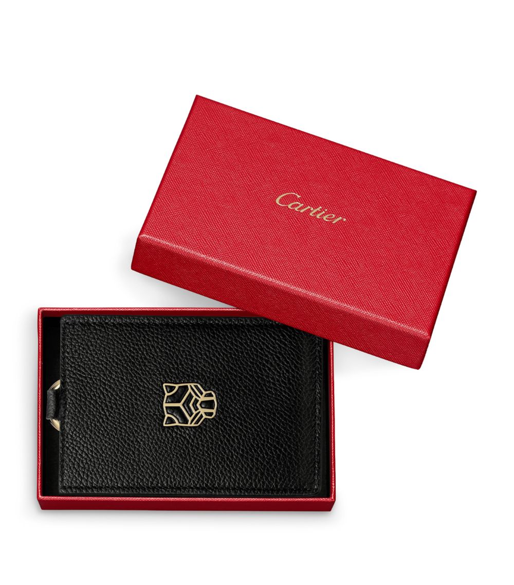 Cartier Cartier Leather Panthère De Cartier Card Holder