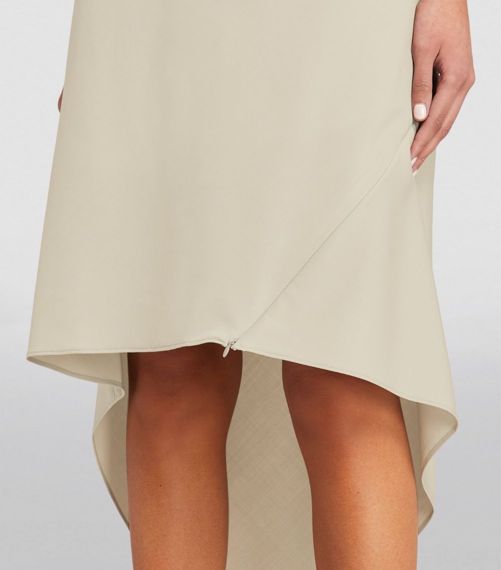 Helmut Lang Helmut Lang Virgin Wool Midi Dress