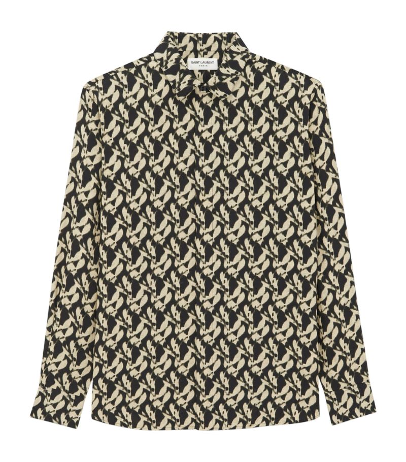 Saint Laurent Saint Laurent Geometric Print Shirt