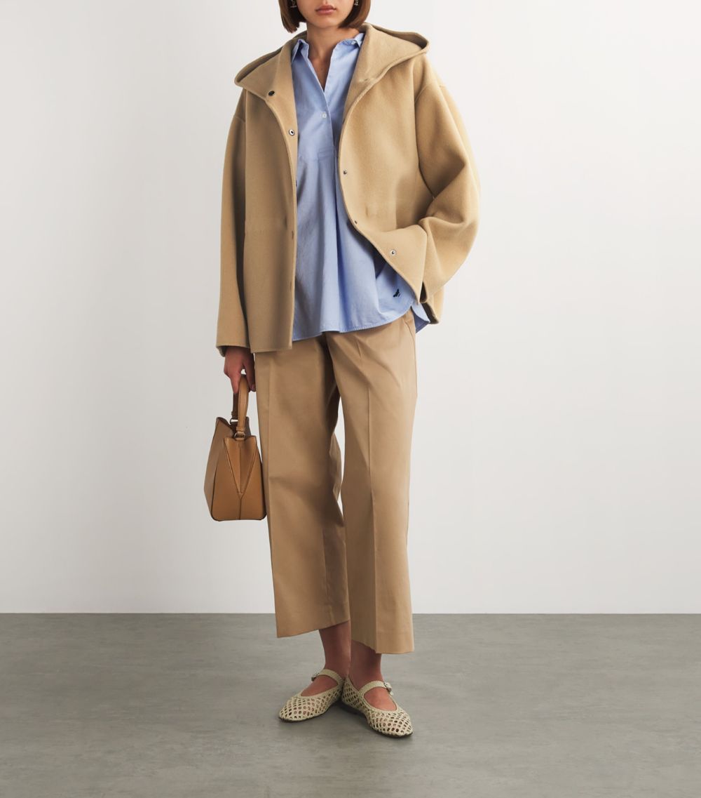 Weekend Max Mara Weekend Max Mara Wool Hooded Coat