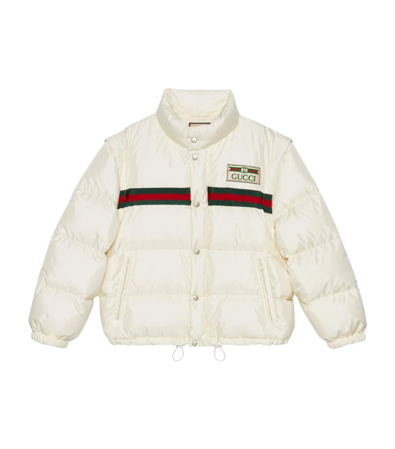 Gucci Gucci Web Stripe Puffer Jacket