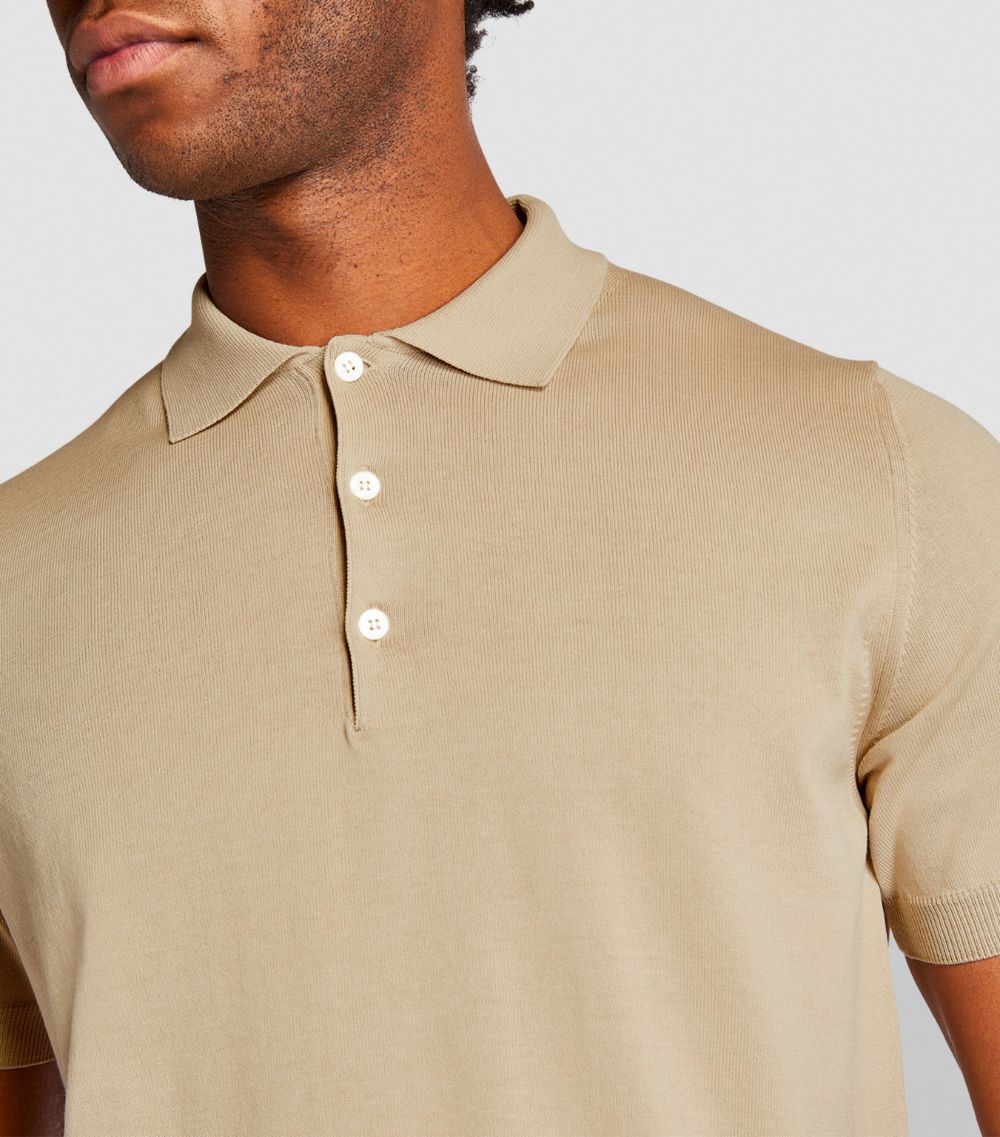 Canali Canali Cotton Piqué Polo Shirt