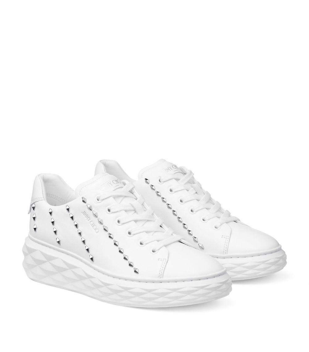 Jimmy Choo Jimmy Choo Diamond Light Leather Sneakers