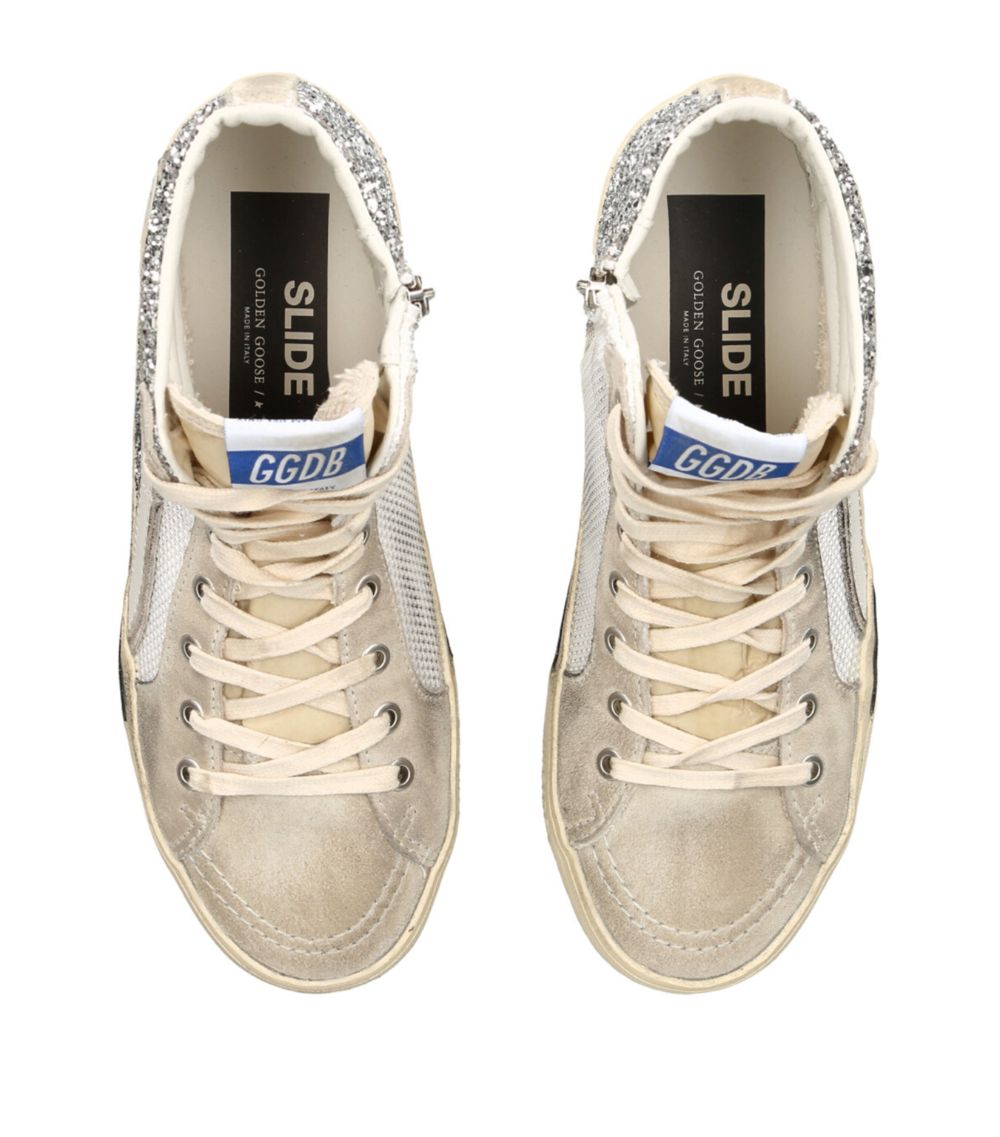 Golden Goose Golden Goose Slide Net High-Top Sneakers