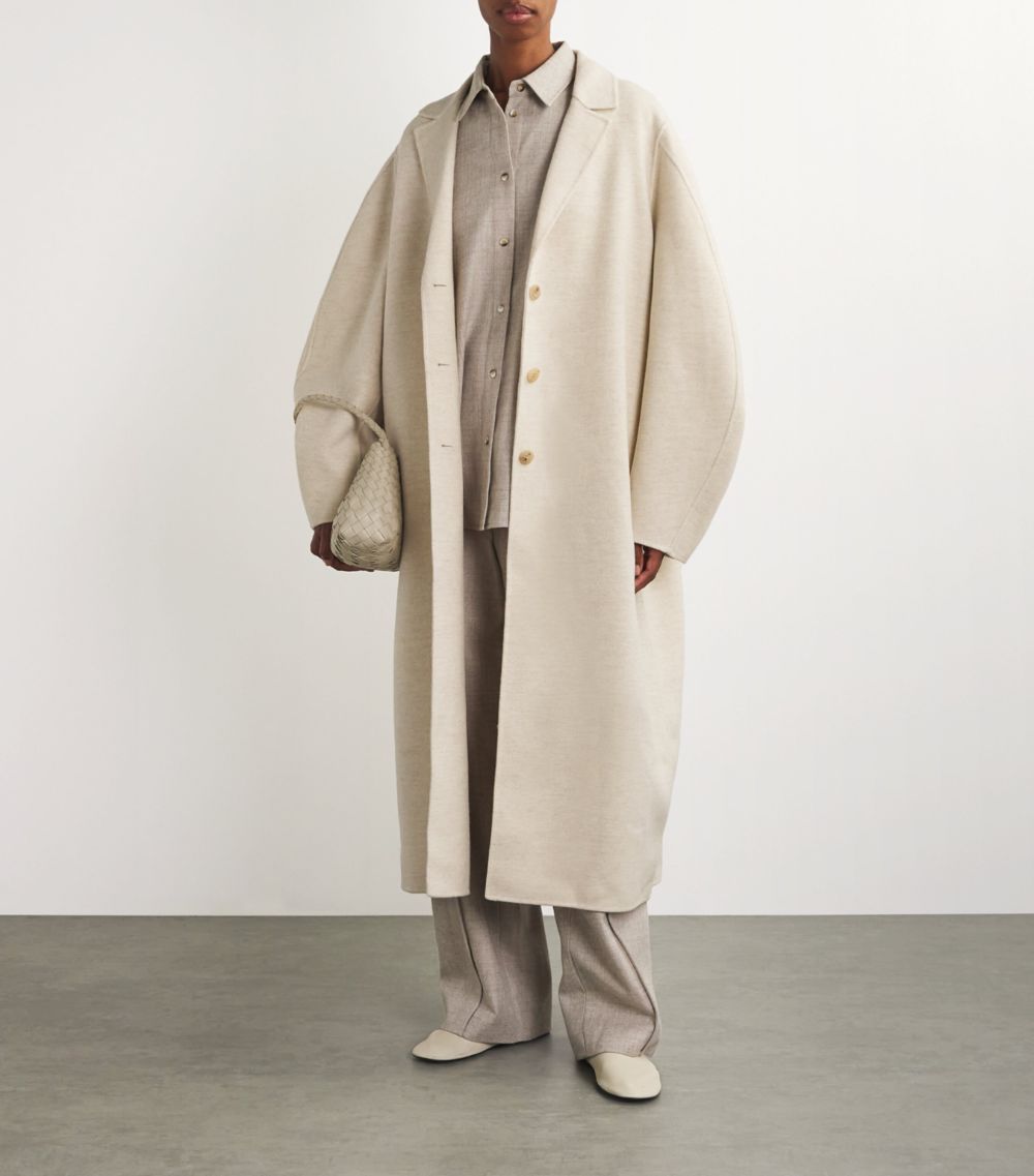 Le 17 Septembre Le 17 Septembre Wool-Blend Balloon Trench Coat