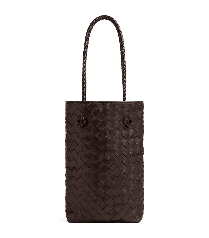 Bottega Veneta Bottega Veneta Mini Leather Intrecciato Tote Bag