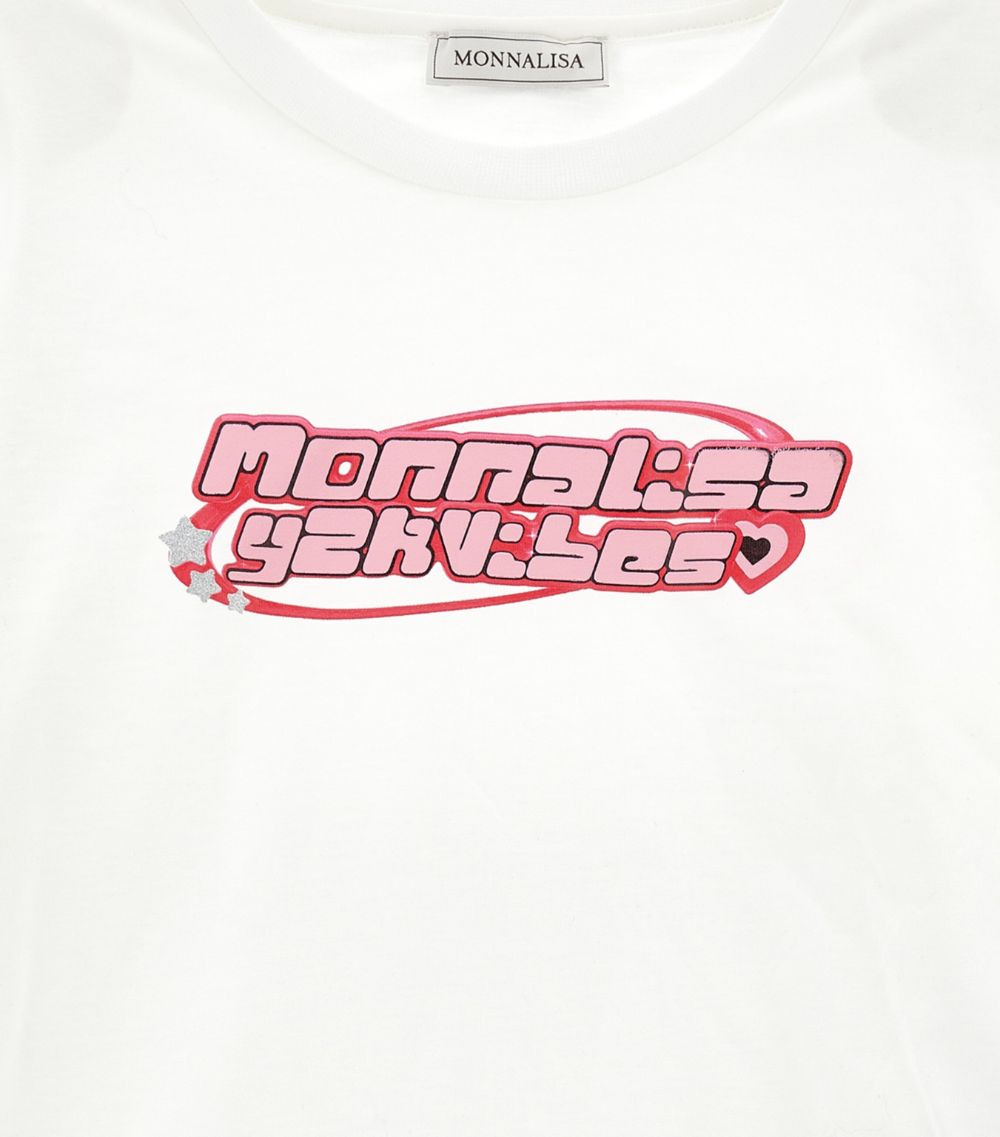 Monnalisa Monnalisa Slogan T-Shirt (4-15 Years)