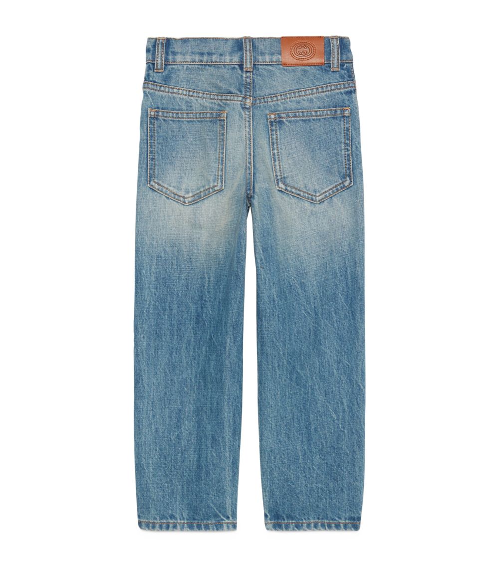 Gucci Gucci Kids Denim Straight Jeans (4-12 Years)