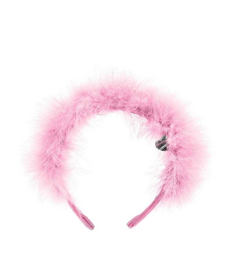 Monnalisa Monnalisa Feather-Trim Headband