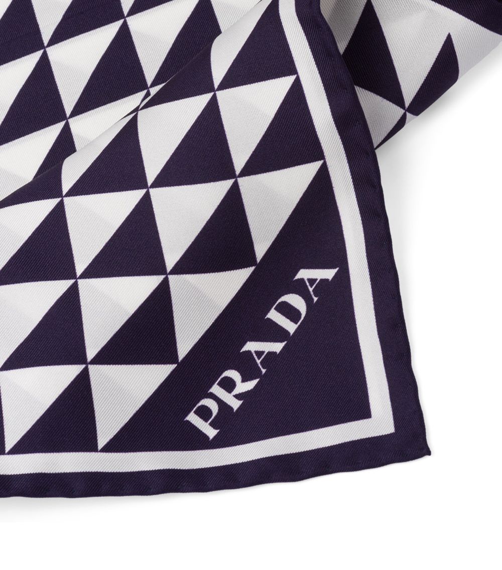 Prada Prada Silk Triangle Scarf