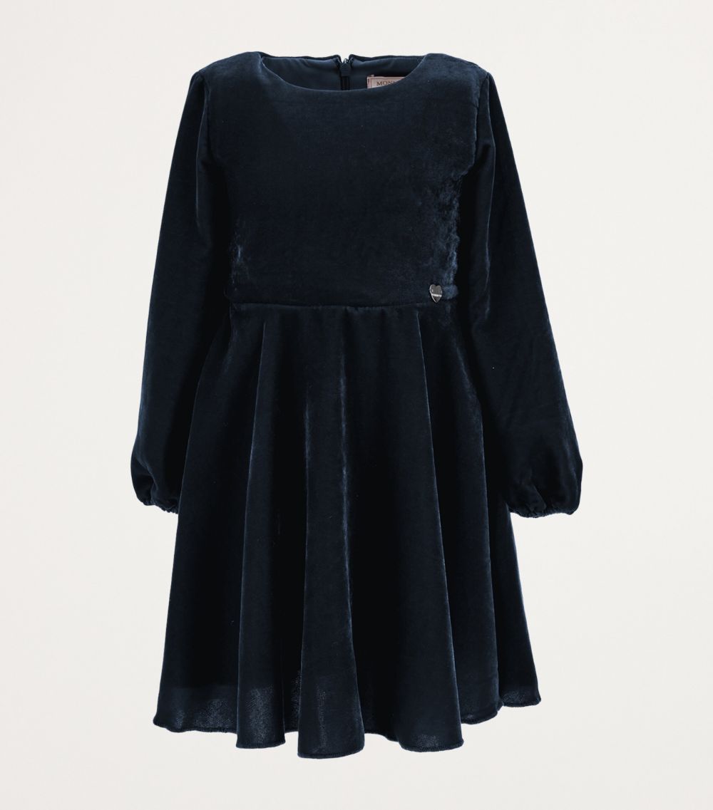 Monnalisa Monnalisa Velvet Godet Dress (2-16 Years)