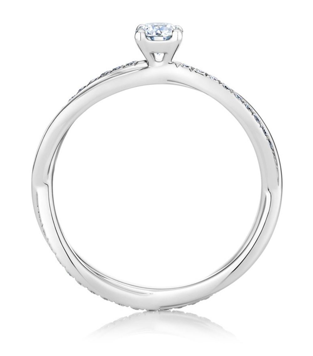 De Beers Jewellers De Beers Jewellers Platinum and Diamond My First De Beers Infinity Ring