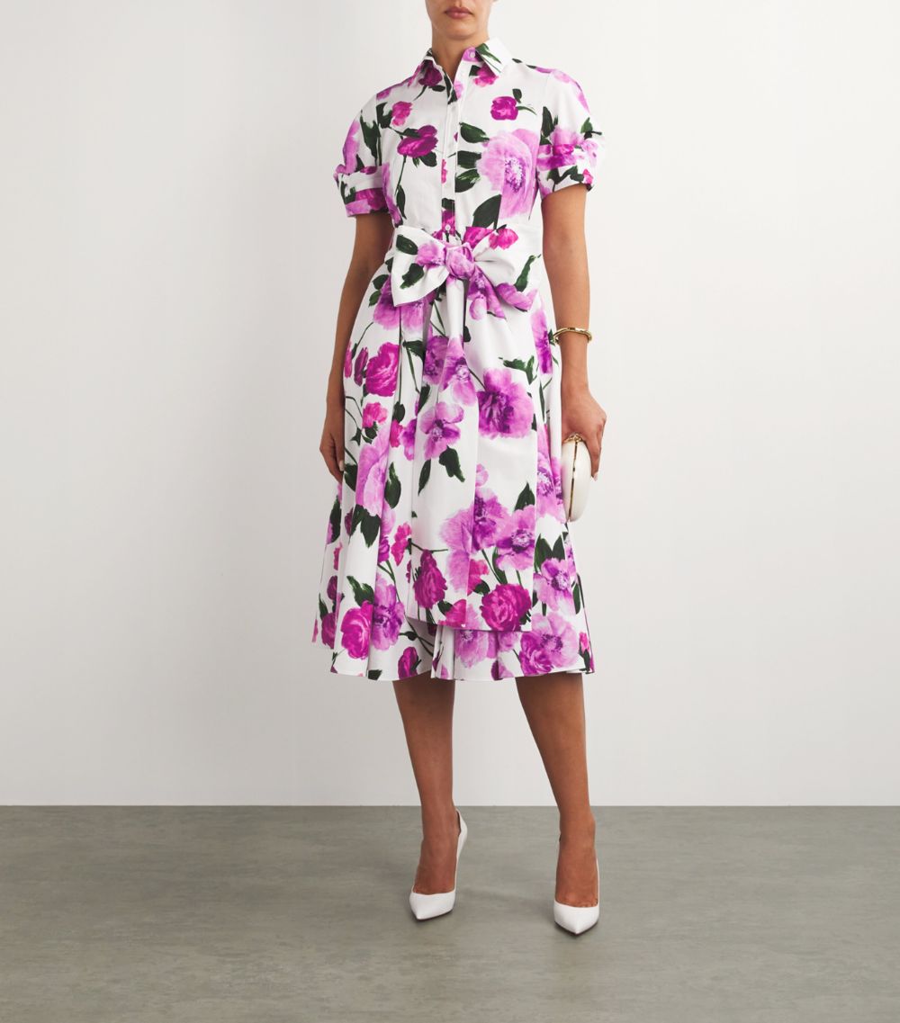 Erdem Erdem Cotton Floral Midi Dress