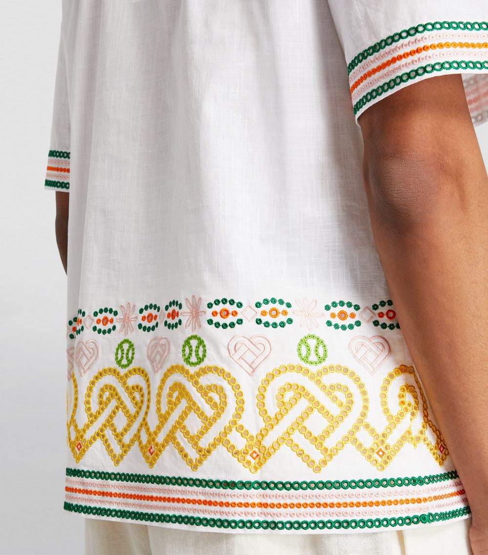 Casablanca Casablanca Cotton Embroidered Shirt