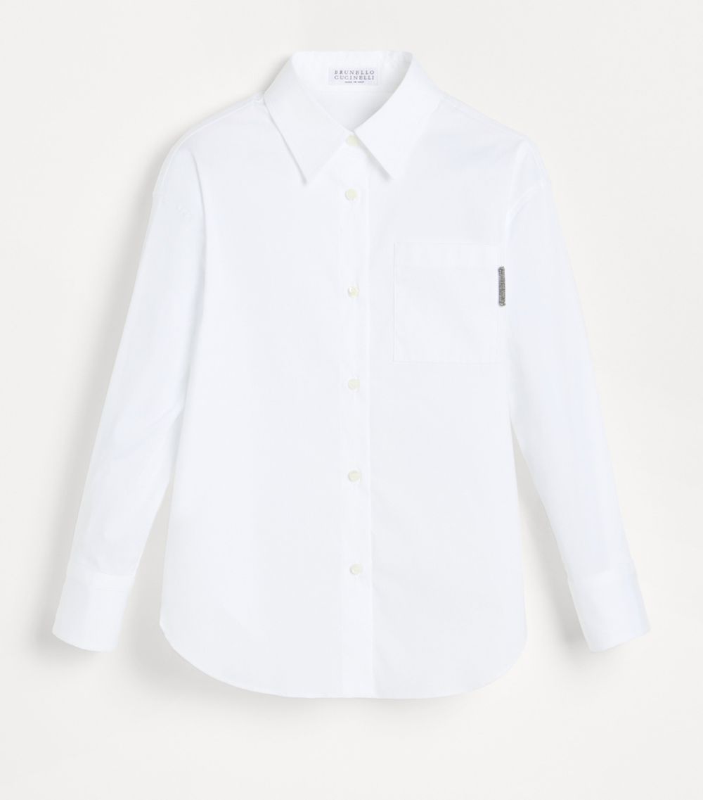 Brunello Cucinelli Kids Brunello Cucinelli Kids Stretch-Cotton Shirt