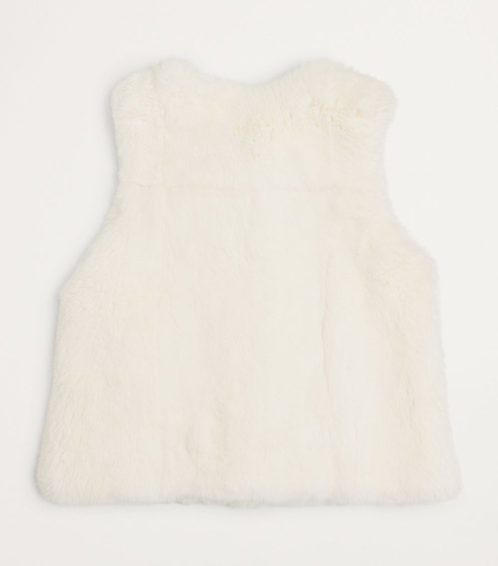 Yves Salomon Enfant Yves Salomon Enfant Rabbit Fur Gilet (4-14 Years)