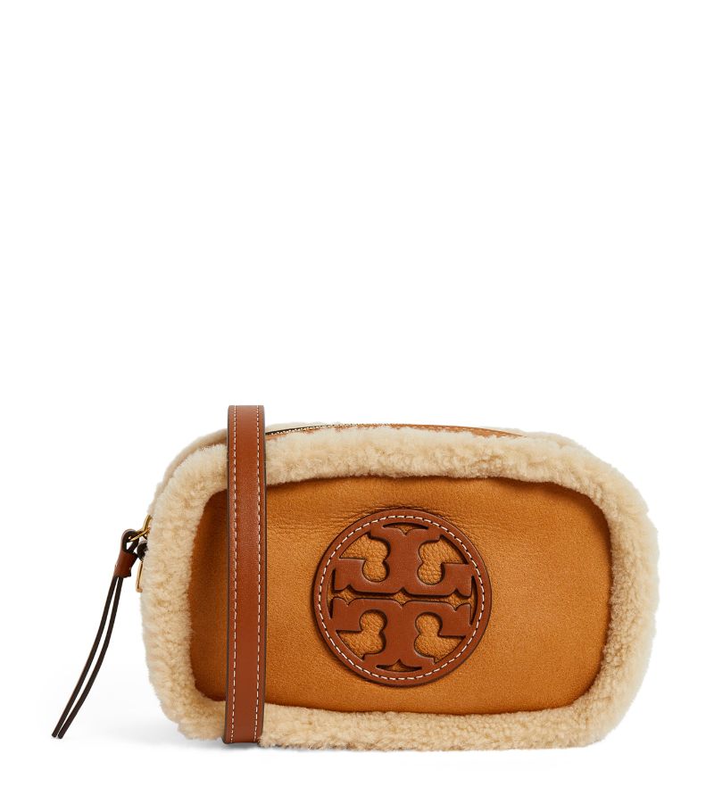 Tory Burch Tory Burch Mini Shearling Miller Cross-Body Bag