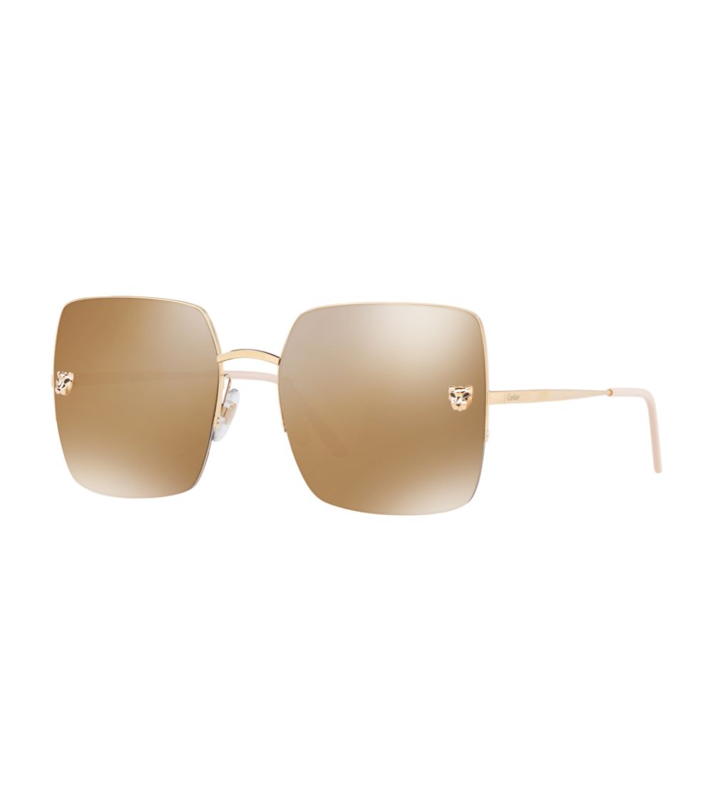 Cartier Cartier Panthère Square Sunglasses