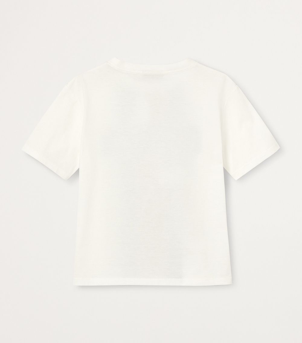 Gucci Gucci Kids Web Stripe Logo T-Shirt (4-12 Years)