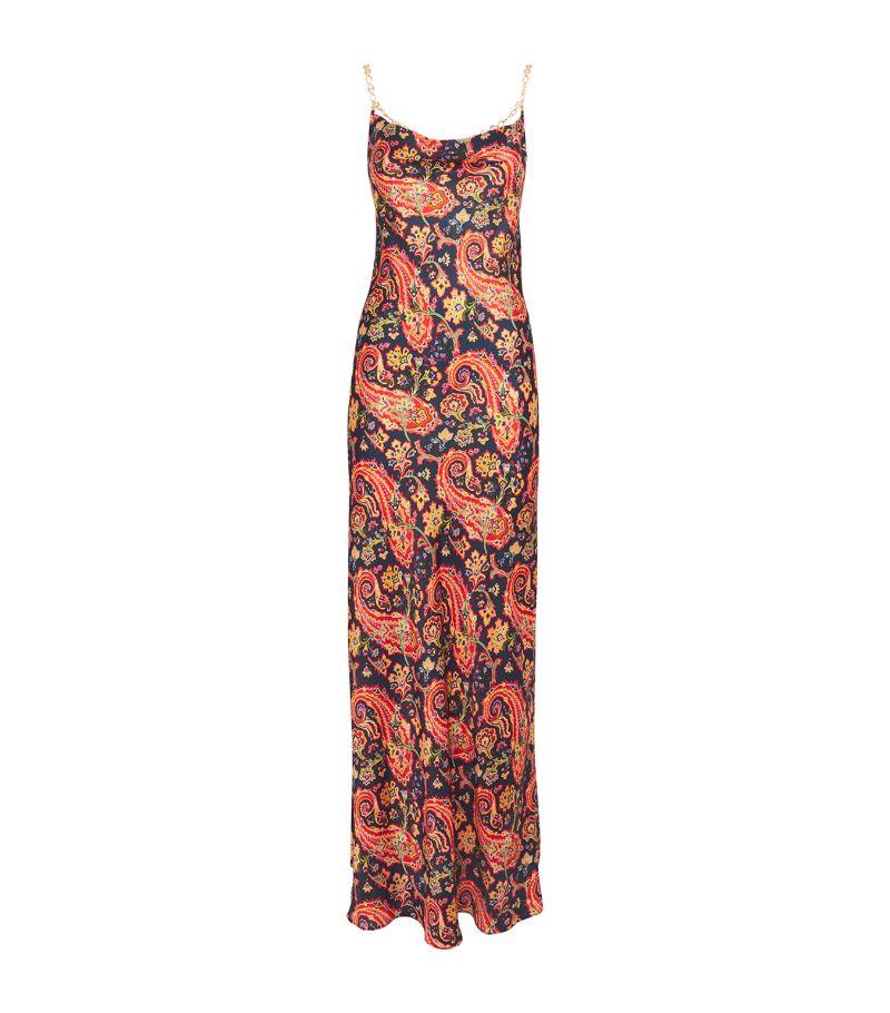 Rabanne Rabanne Paisley Print Cowl-Neck Dress