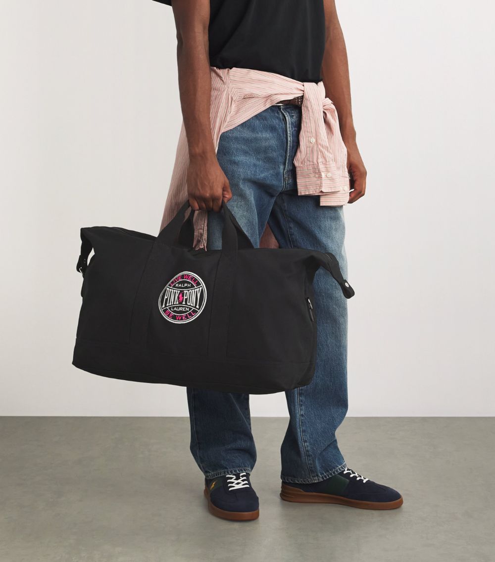 Polo Ralph Lauren Polo Ralph Lauren Large Canvas Pink Pony Holdall