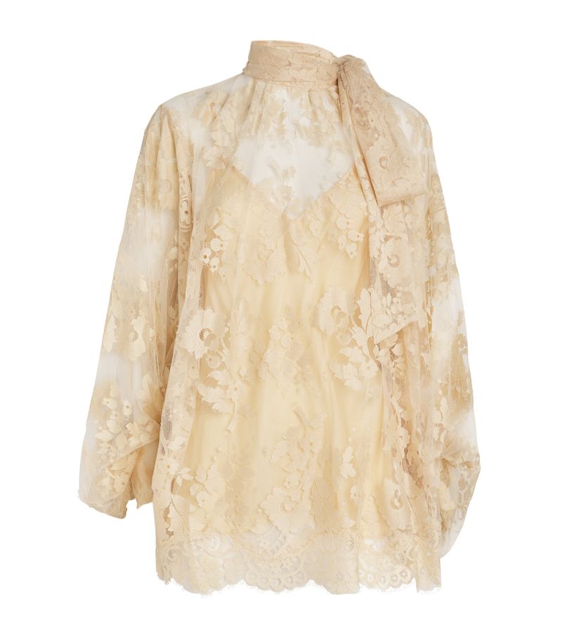 Zimmermann Zimmermann Lace Illustration Blouse