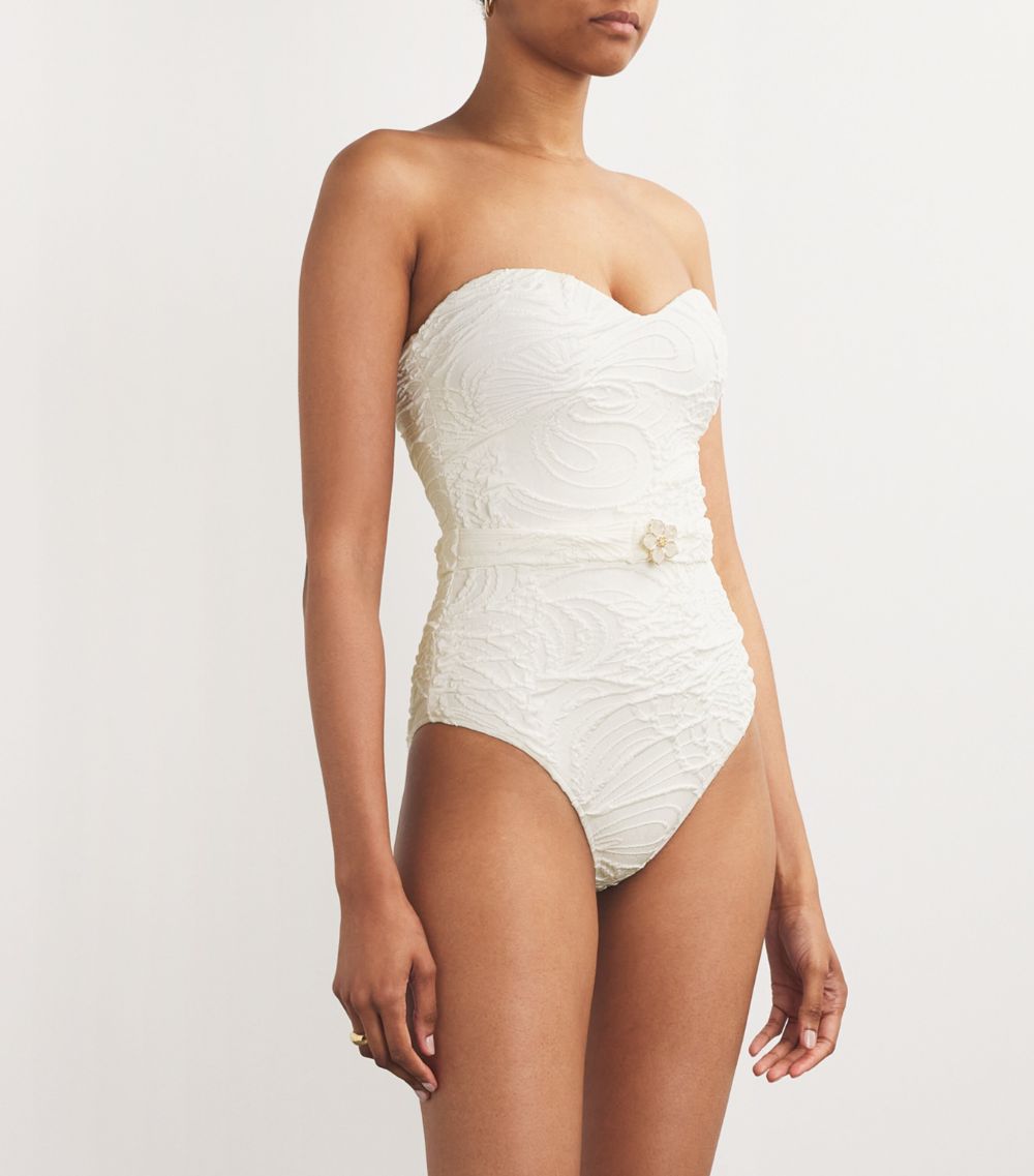 Patbo Patbo Strapless Embellished Swimsuit