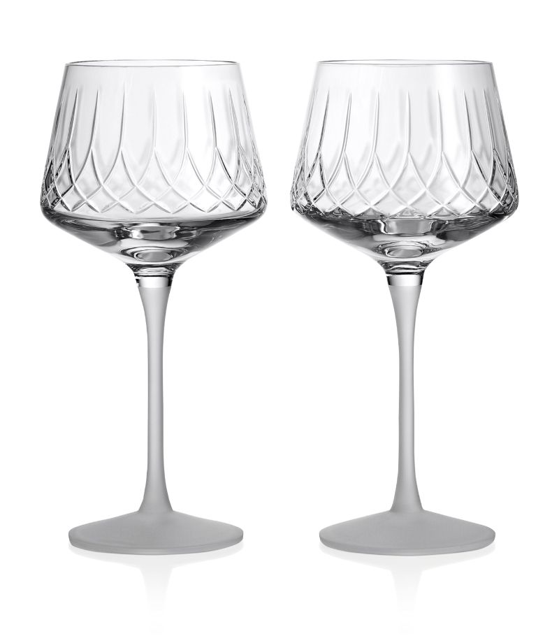 Waterford Waterford Set Of 2 Crystal Lismore Arcus Wine Glasses (420Ml)