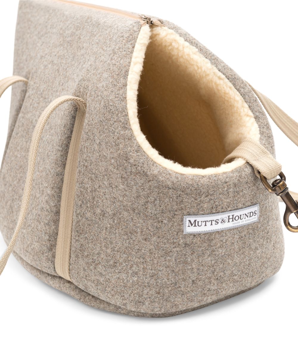 Mutts And Hounds Mutts And Hounds Tweed Dog Carrier (Medium)