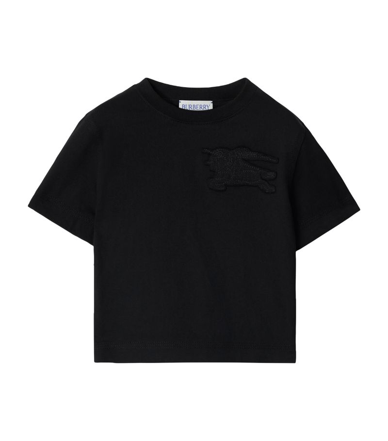 Burberry Burberry Kids Cotton Ekd Appliqué T-Shirt (6-24 Months)