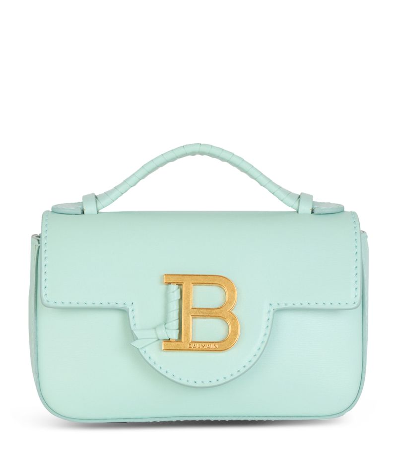 Balmain Balmain Mini Calfskin B-Buzz Cross-Body Bag