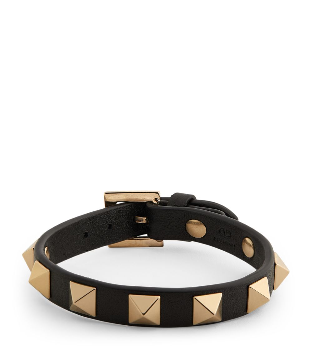 VALENTINO GARAVANI Valentino Garavani Leather Rockstud Bracelet