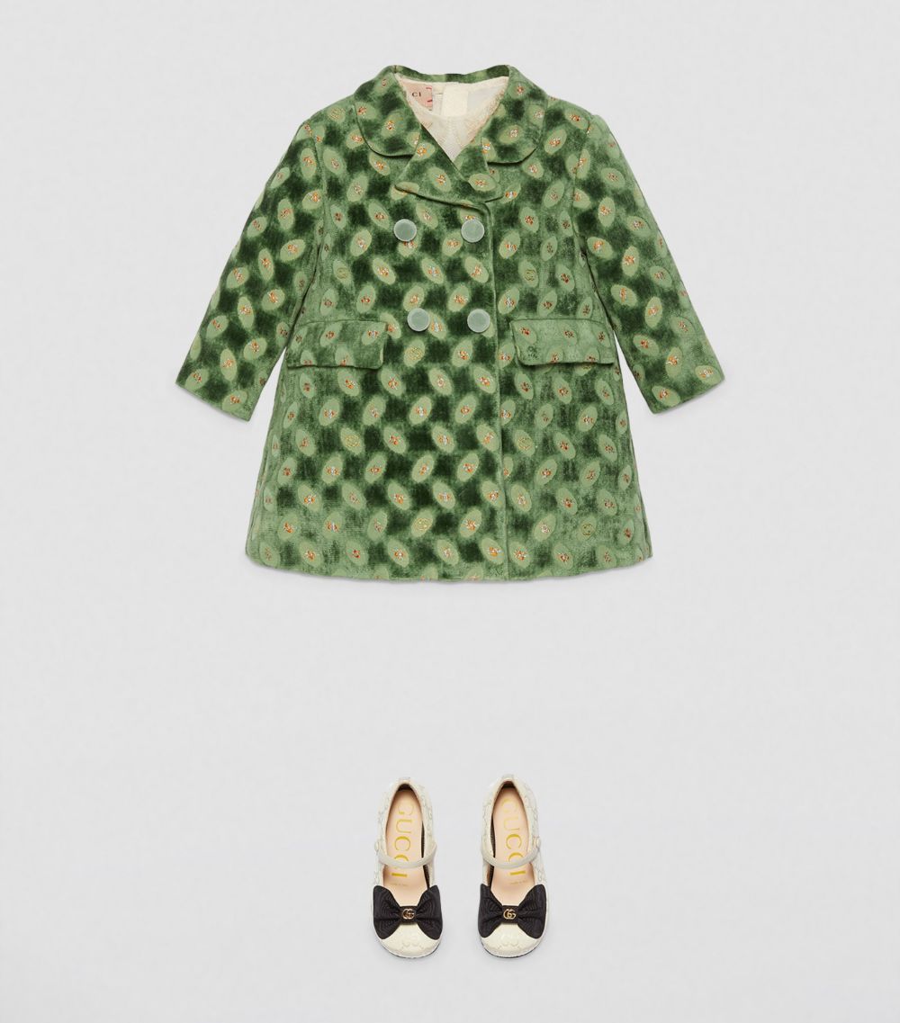 Gucci Gucci Kids Tulle Frog Embroidered Dress (0-36 Months)