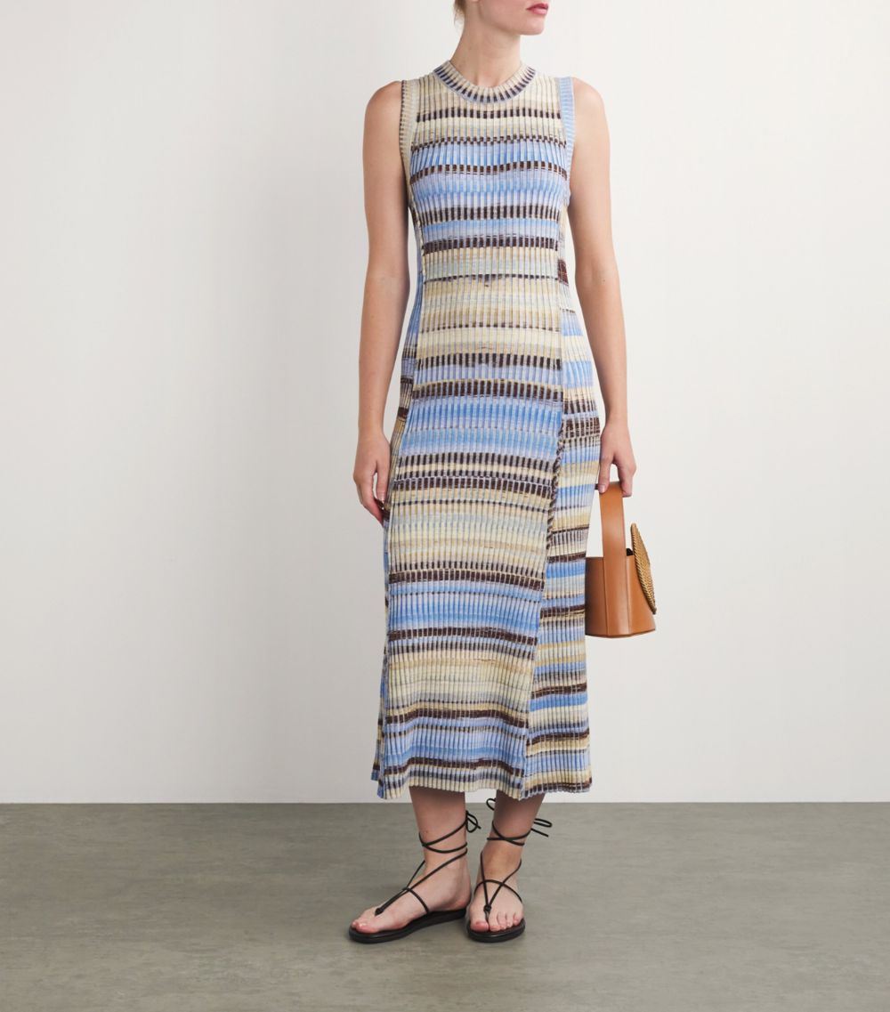 Simkhai Simkhai Striped Fairfax Midi Dress