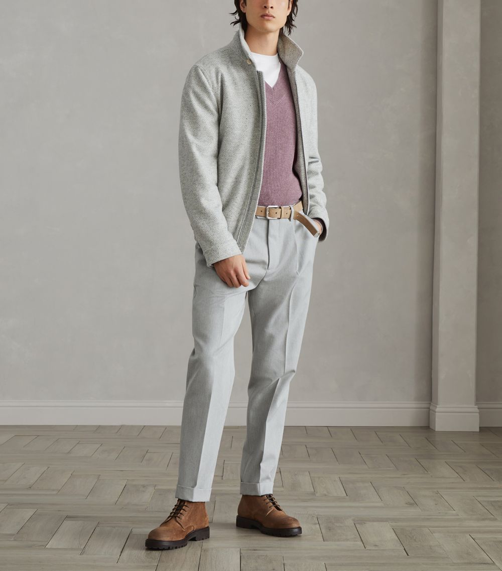 Brunello Cucinelli Brunello Cucinelli Cotton-Wool Leisure Trousers