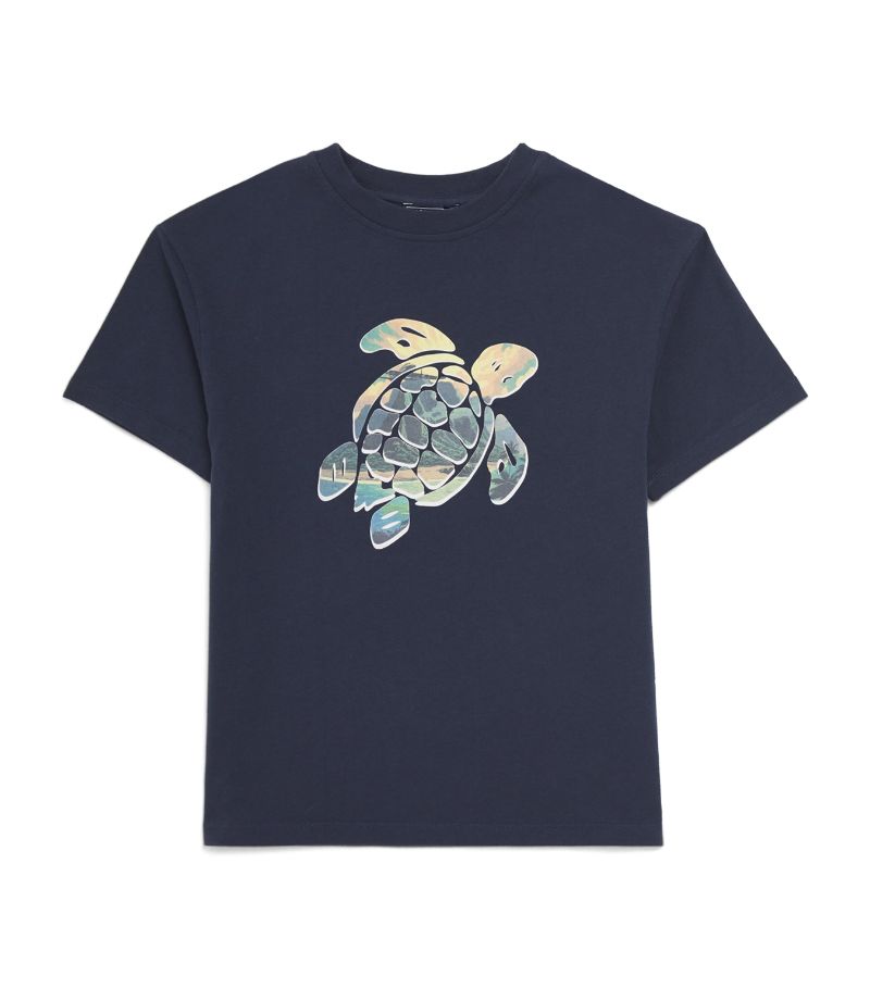 Vilebrequin Vilebrequin Kids Organic Cotton Turtle T-Shirt (2-12 Years)