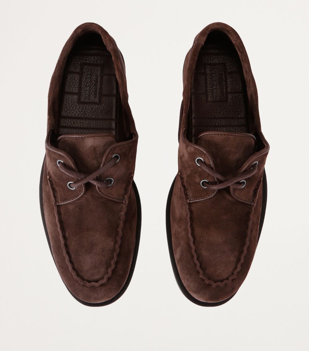 John Lobb John Lobb Leather Foil Boat Shoes