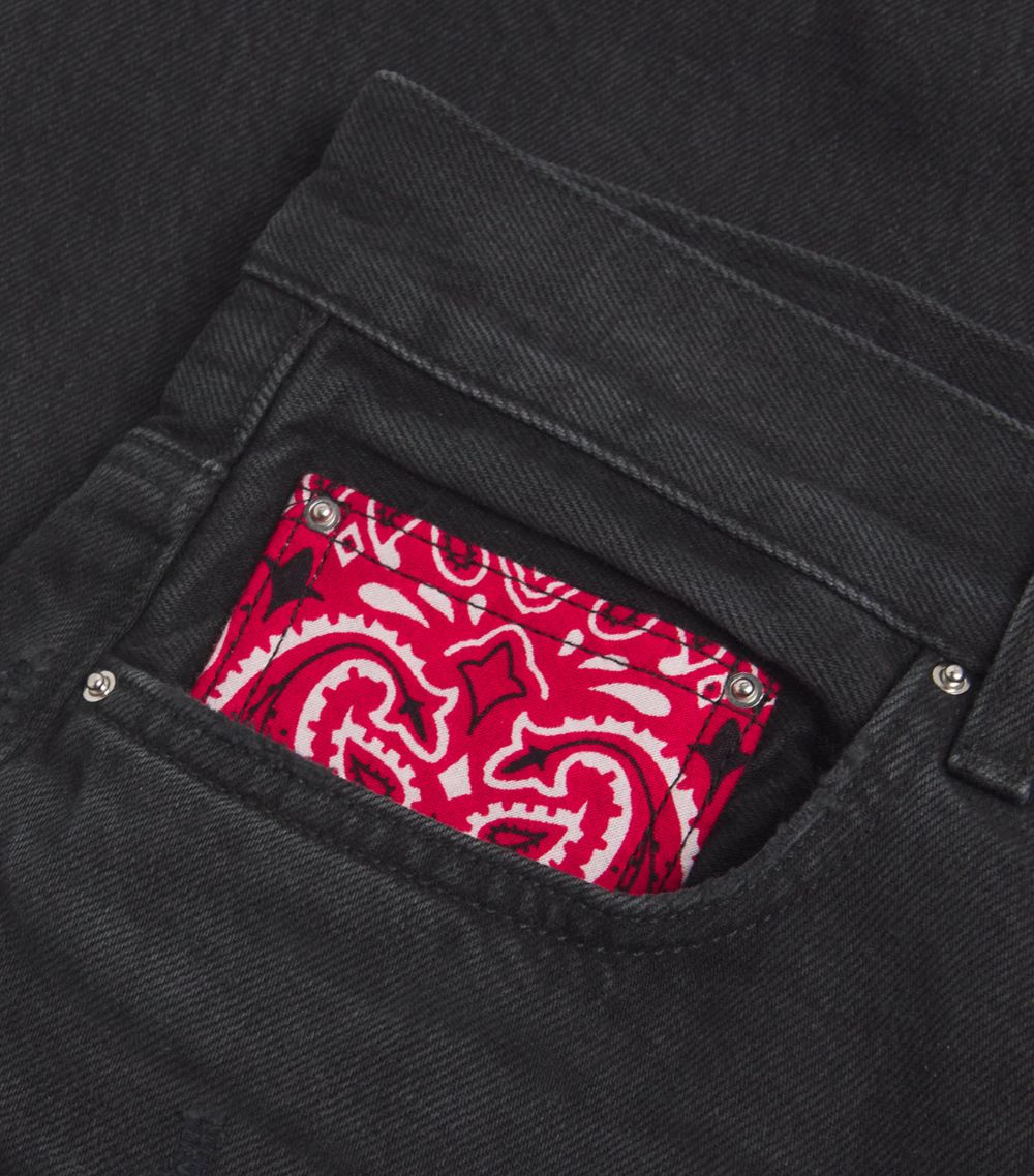 Amiri Amiri Bandana Repaired Jeans