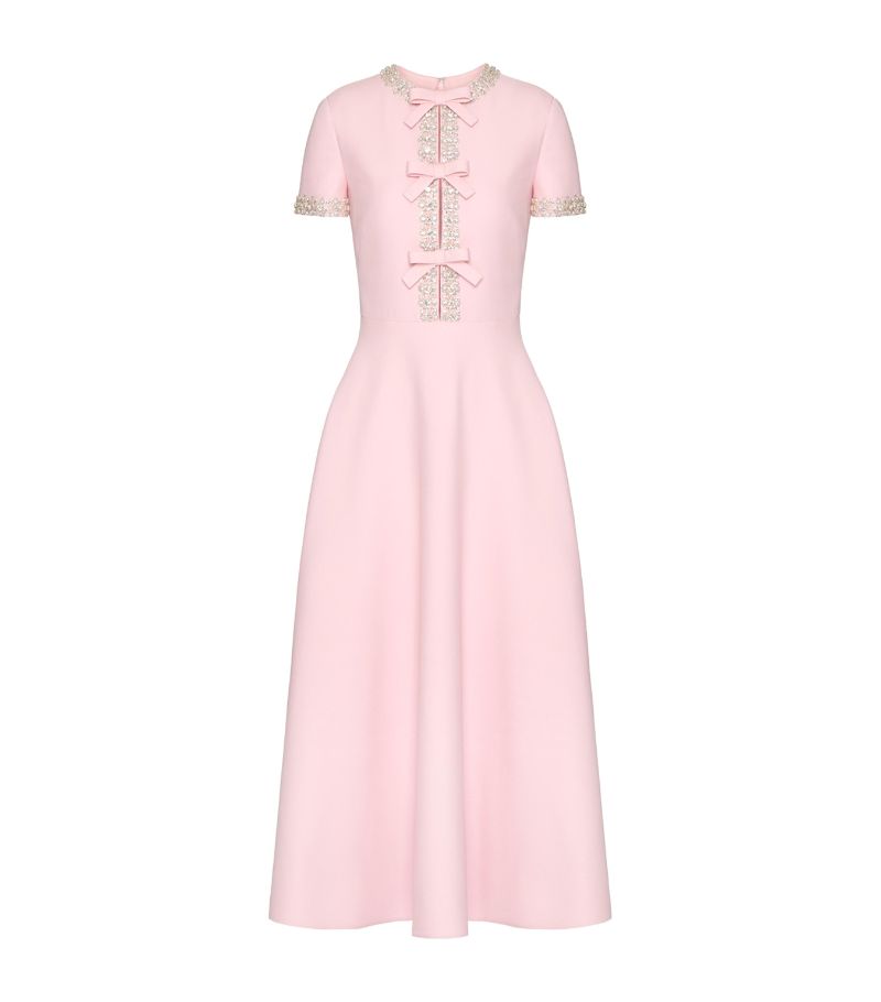 VALENTINO GARAVANI Valentino Garavani Bow-Front Midi Dress