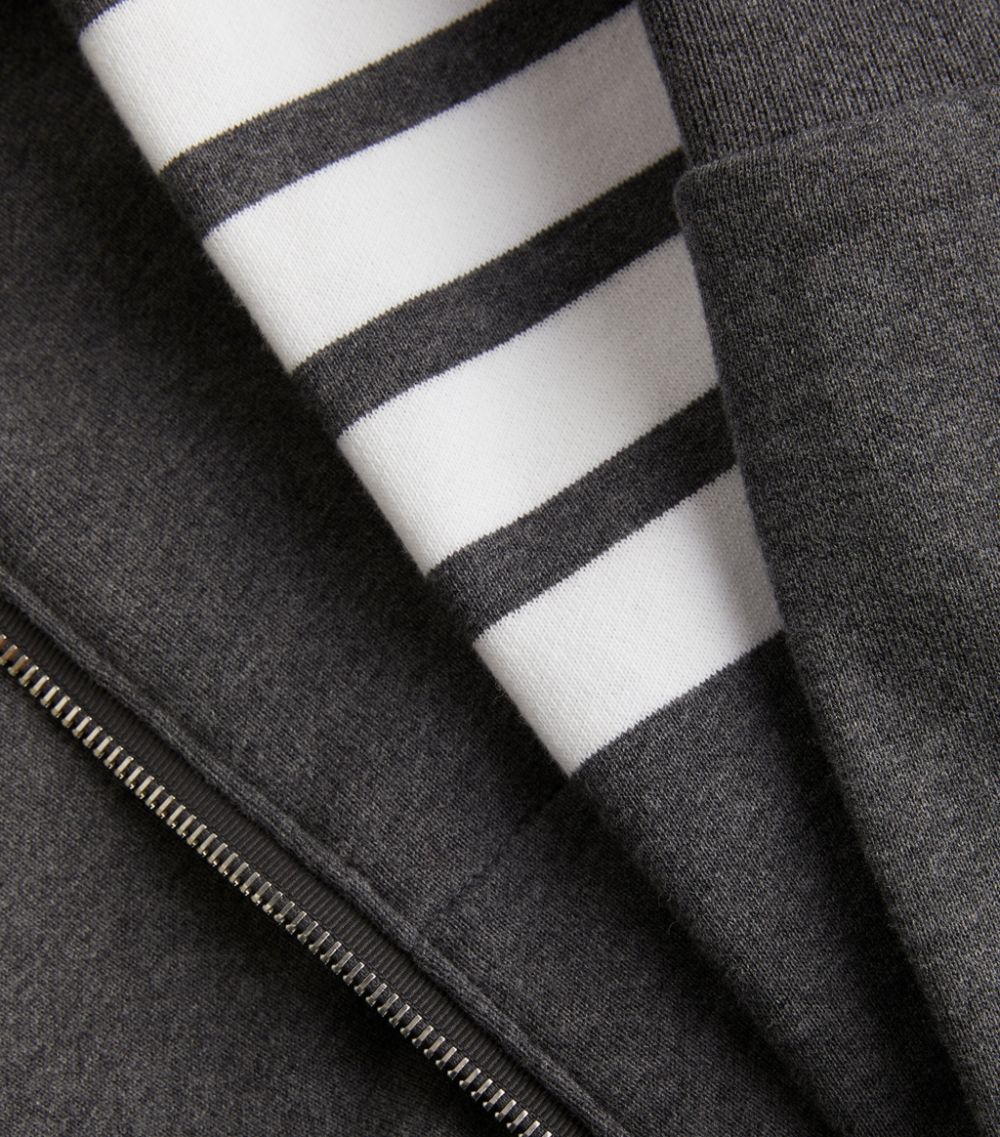 Thom Browne Thom Browne 4-Bar Zip-Up Hoodie