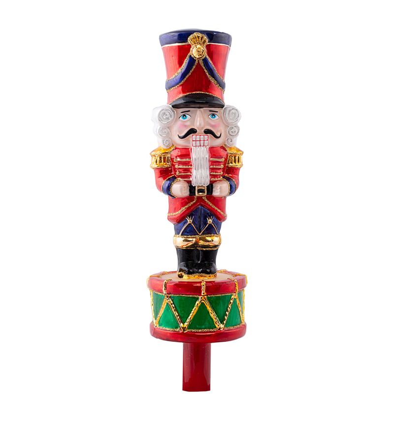 Harrods Harrods Glass Nutcracker Tree Topper